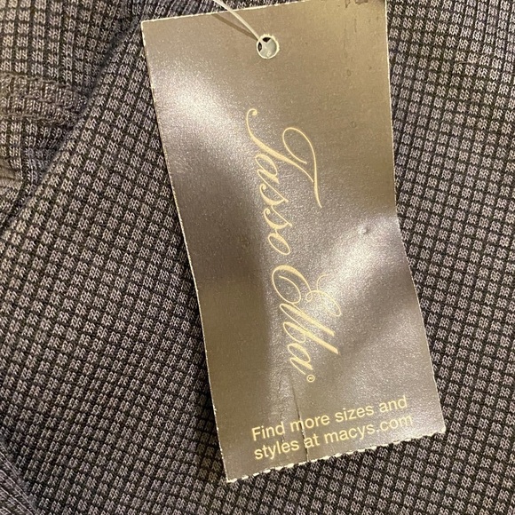 Tasso Elba NWT Performance Long Sleeve Shirt Gray UPF Moisture Wicking Mens Lg - Picture 6 of 9